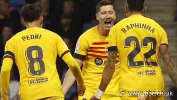 Espanyol 2-4 Barcelona: Robert Lewandowski scores two as Barca wrap up title