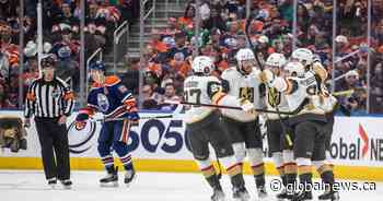 Edmonton Oilers eliminated from NHL playoffs by Golden Knights