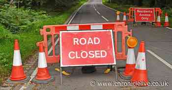 All the roadworks and road closures happening in the North East this week