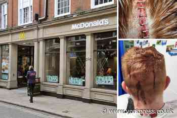 Zain Salim gave schoolboy serious head injury at McDonald's in York