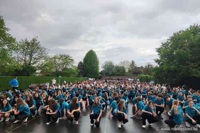 Flashmob rond goesting verbindt alle leerlingen Sivibu