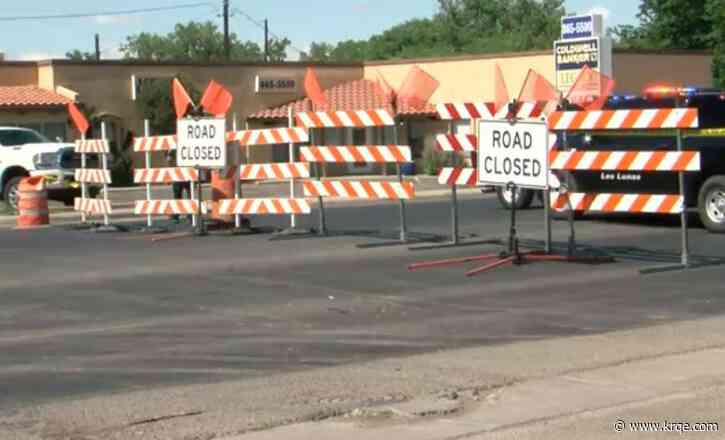 Crews work to fix Los Lunas Main Street bridge after sinkhole causes weekend closure