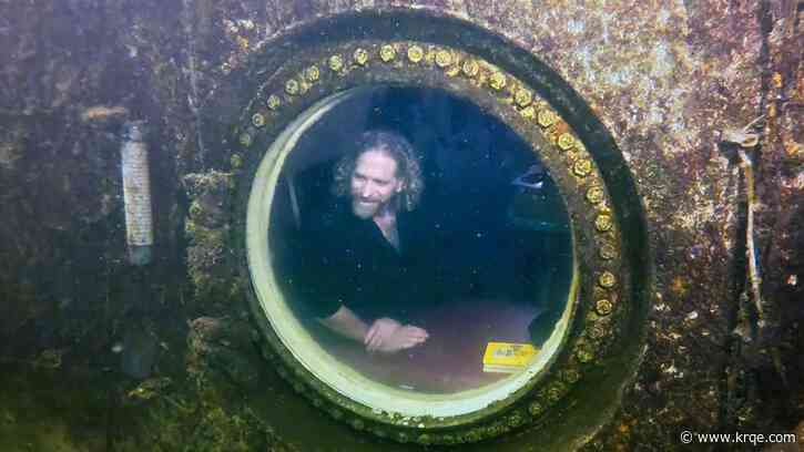 Under the sea: Florida professor sets record for living underwater