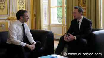 Macron courts Tesla's Musk and other investors to 'Choose France'