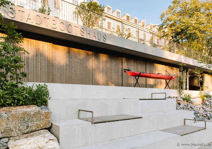 Die Mur aufwerten
 - Bootshaus mit Freitreppe in Graz von Kuess Architektur