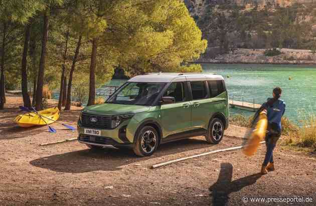Der neue vollelektrische Ford E-Tourneo Courier: Höchstmaß an Stil, Platz und Praktikabilität im Kompakt-Format