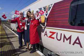York-based LNER launches first named Azuma train with new design