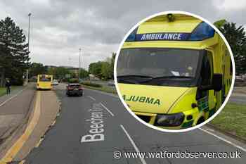 Two taken to hospital after Beechen Grove, Watford, crash