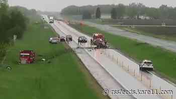 Highway 52 reduced to one lane after fatal head-on crash
