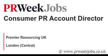 Premier Resourcing UK: Consumer PR Account Director