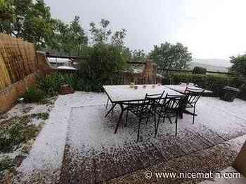 "C'est tout blanc": intense épisode de grêle dans l'arrière-pays de Cannes