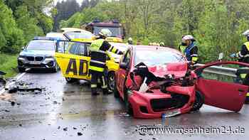 Schwerer Unfall zwischen Bruckmühl und Feldkirchen-Westerham – Rettungshubschrauber im Einsatz