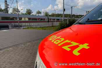 Notfalleinsatz am Bahnhof Bielefeld-Brackwede