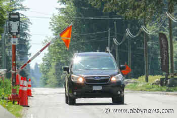 VIDEO: Road restrictions result of second sinkhole next to pipeline construction
