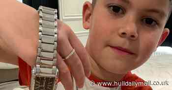 'Mini Del Boy', 8, tries to sell dad's watch on Vinted to buy himself a bike
