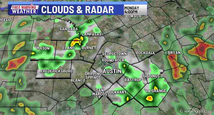 Two days with rain followed by a few days with more sunshine