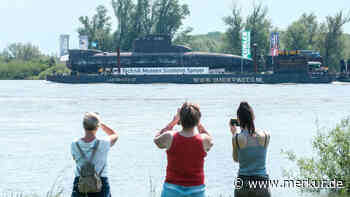 U17 fährt über den Rhein: U-Boot hat in Mainz angelegt – die aktuelle Route