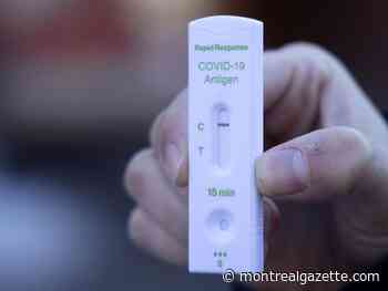 Quebec pharmacies no longer offering free COVID-19 test kits