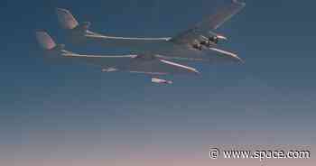 Stratolaunch's huge Roc plane drops hypersonic test vehicle for 1st time (video)