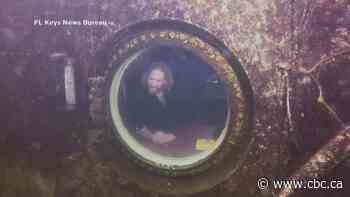 After setting record for living underwater, he intends to stay longer