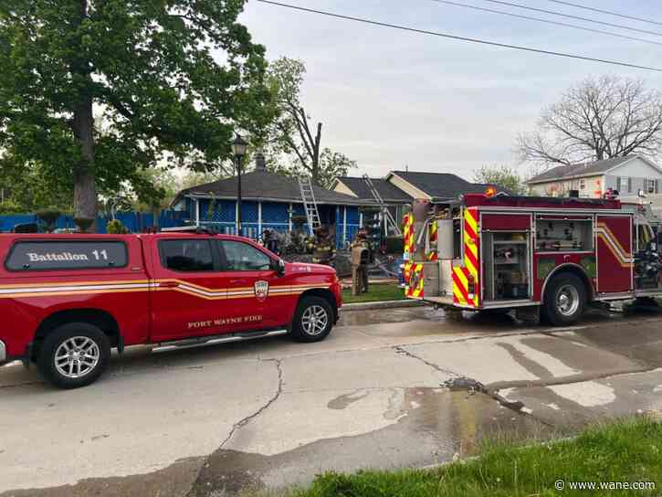 Firefighters tackle house fire near McCormick Park
