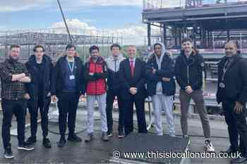 Students 'inspired' by tour of new Dagenham film studios