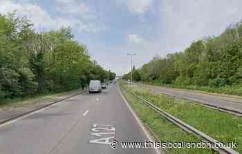 M25 delays after a crash involving two vehicles