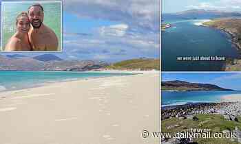 'It's the Maldives... in Scotland!' TikTok couple discover secret paradise beach on Isle of Harris
