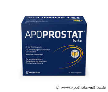 APOPROSTAT® forte: Hochdosiertes Phytosterol kann nächtlichen Harndrang bei BPS um bis zu 50 Prozent reduzieren