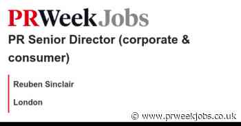Reuben Sinclair: PR Senior Director (corporate & consumer)