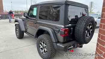 Ontario man asked to pay $10K after brand-new Jeep stolen