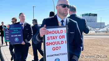 WestJet pilots issue 72-hour strike notice, poised to begin job action Friday