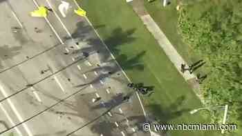 Reported Fatal Motorcycle Crash Closes Roadway in Deerfield Beach