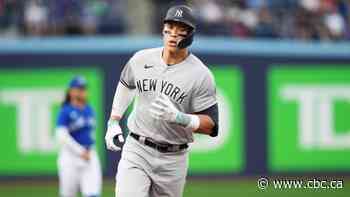 Judge's 30th career multi-home run game helps Yankees hold off late surging Blue Jays