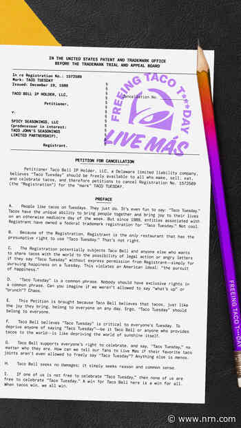 Taco Bell is fighting ‘Taco Tuesday’ trademarks