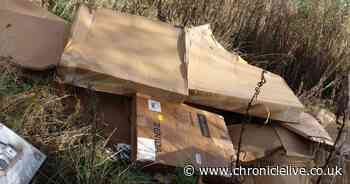 County Durham man fined more than £1,400 after his rubbish was found dumped in country lane
