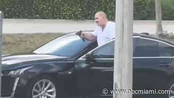 Deputies Searching for Man Caught on Camera Pointing Gun at Another Man in Cooper City