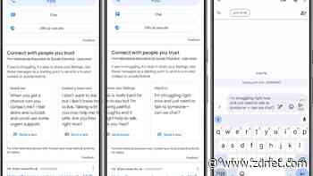 Suicide-related Google searches to yield message templates for seeking help