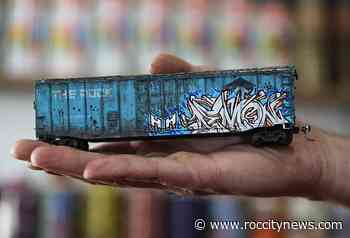 Former 'vandal' finds Zen painting graffiti on model trains