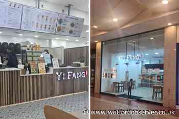 Yi Fang Taiwanese bubble tea shop opens in atria Watford