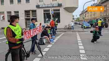 15-Minuten-Blockaden in Augsburg sind der Gegenentwurf zu den Klima-Klebern