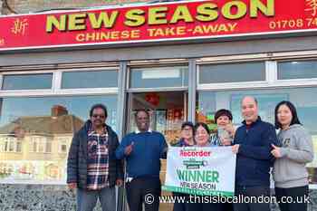 Romford Chinese restaurant New Season voted best in Havering