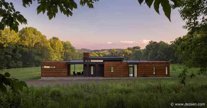 Studio MM wraps rural New York home in Corten steel