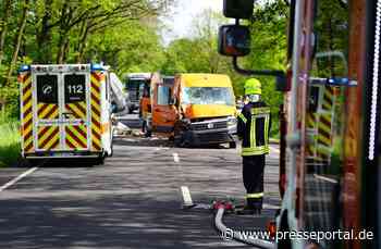 FW Flotwedel: Ein Leichtverletzter nach Unfall auf B214 zwischen Bröckel und Kreuzkrug