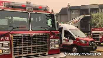 Man injured in fire at northeast Calgary apartment