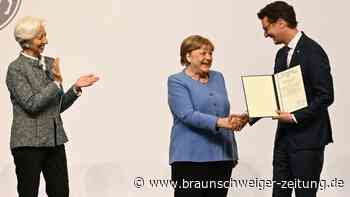 Altkanzlerin Merkel erhält Staatspreis des Landes Nordrhein-Westfalen