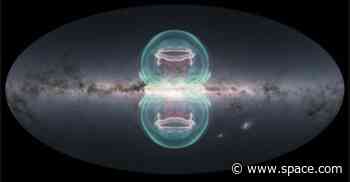 Titanic cosmic bubbles blown by the Milky Way are surprisingly complex