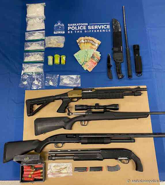 Guns & Gangs Investigation - 100 block Chaparral Blvd., Martensville, SK