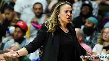 WNBA suspends coach Becky Hammon 2 games for player's allegation she was bullied for being pregnant