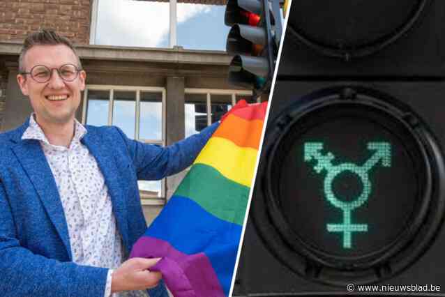 “Wie het hier moeilijk mee heeft, moet maar niet oversteken”: regenbooggemeente Hemiksem pakt uit met holebi-verkeerslichten